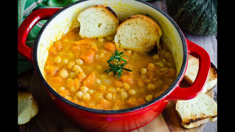 Vellutata di Zucca e Ceci: Ricetta Gustosa e Salutare