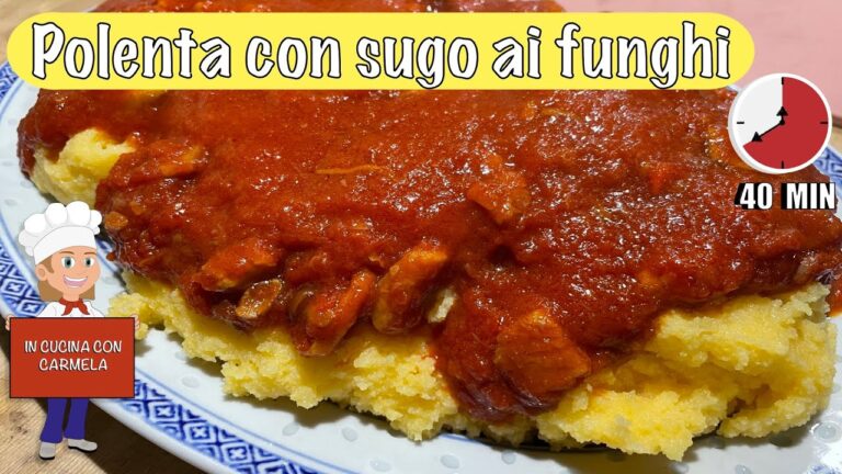 Polenta con funghi porcini surgelati: ricetta veloce e deliziosa