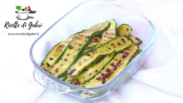 Calorie delle zucchine grigliate