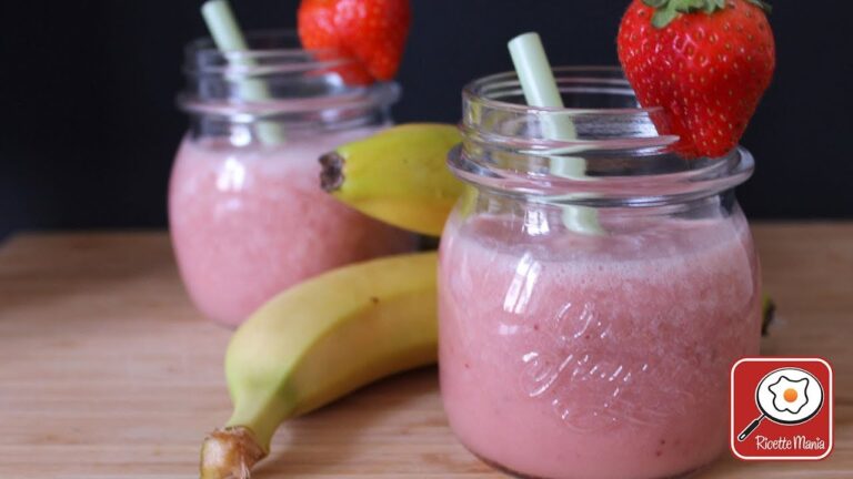 Frullato Banana e Fragola: Delizioso Mix di Gusti Estivi