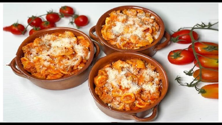 Orecchiette al Forno Vegetariane