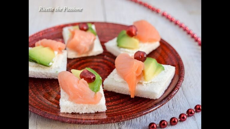 Delizioso Tramezzino al Salmone e Avocado