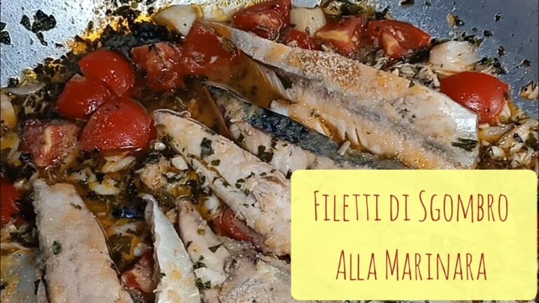 Ricetta: Filetti di Sgombro alla Siciliana