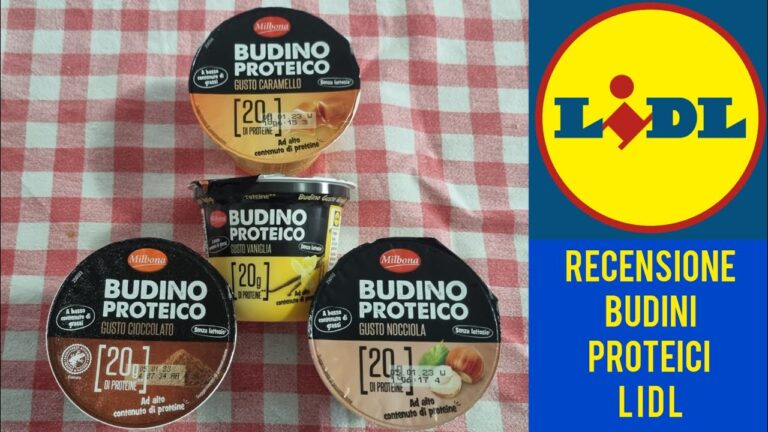 Prezzo conveniente dei budini proteici Lidl