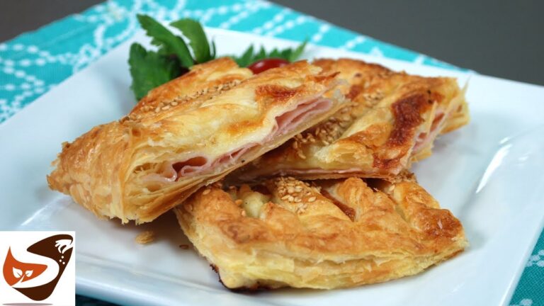 Ricetta Torta Salata con Pasta Sfoglia, Prosciutto e Formaggio