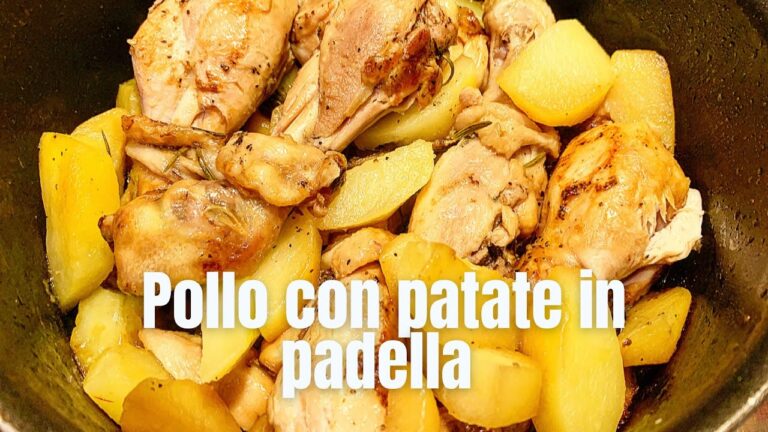 Ricetta facile: Fuselli di pollo con patate in padella