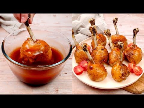 Deliziose cosce di pollo in salsa barbecue