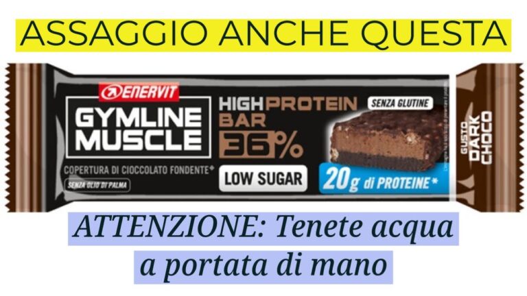 Barrette Enervit: Proteine da 20g per Energia e Recupero