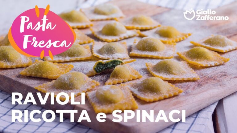Deliziosi tortelli di ricotta e spinaci a basso contenuto calorico
