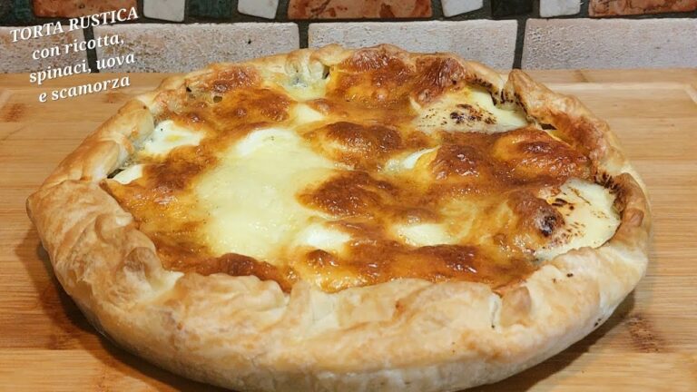 Torta Salata Ricotta, Spinaci e Scamorza: La Ricetta Perfetta