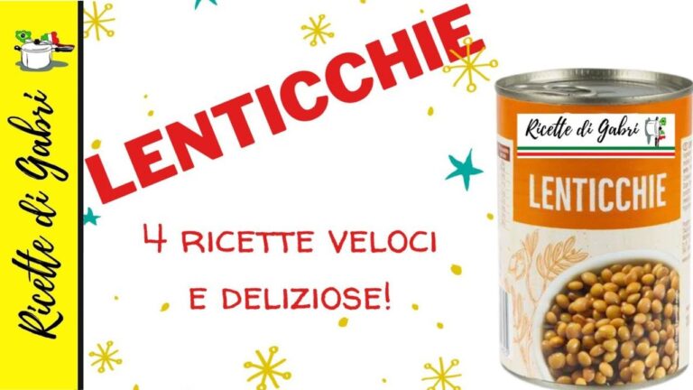 Vantaggi delle Lenticchie Lessate in Scatola per la Cucina Pratica