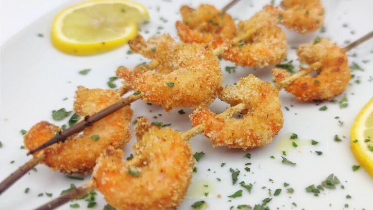 Spiedini di Gamberi Impanati al Forno: Ricetta Croccante e Gustosa