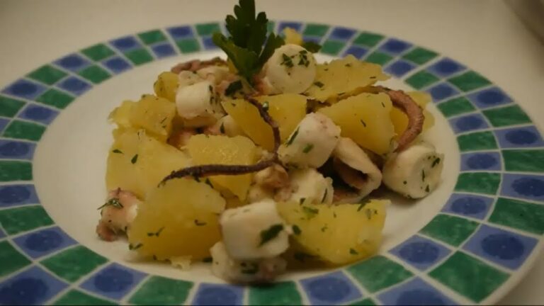 Calorie dell’Insalata di Polpo: Un’Analisi Nutriente