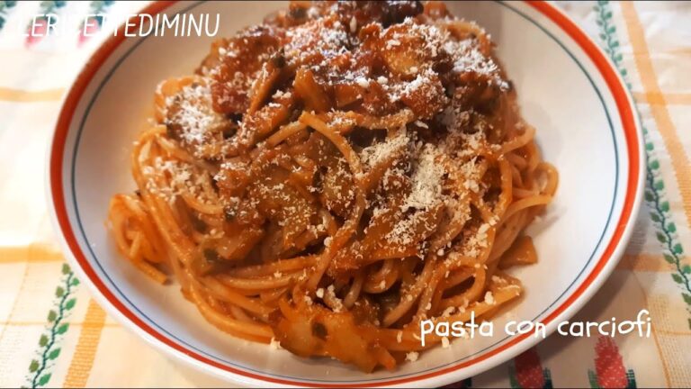 Ricetta deliziosa: sugo ai carciofi e pomodoro