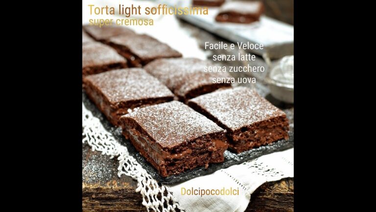 Ricetta Torta Leggera: Solo 50 Calorie