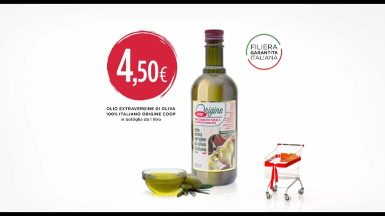 Prezzo competitivo dell’olio extravergine di oliva Coop