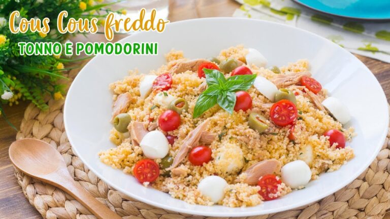 Ricetta Gustosa: Cous Cous Tonno e Mozzarella