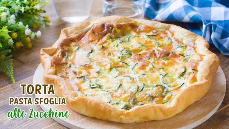 Delizioso Tortino di Zucchine con Pasta Sfoglia
