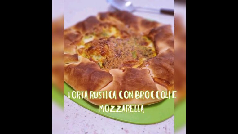 Torta Salata ai Broccoli e Mozzarella