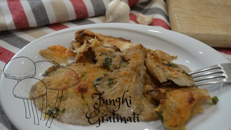 Deliziosi Funghi Pleurotus Gratinati in Padella