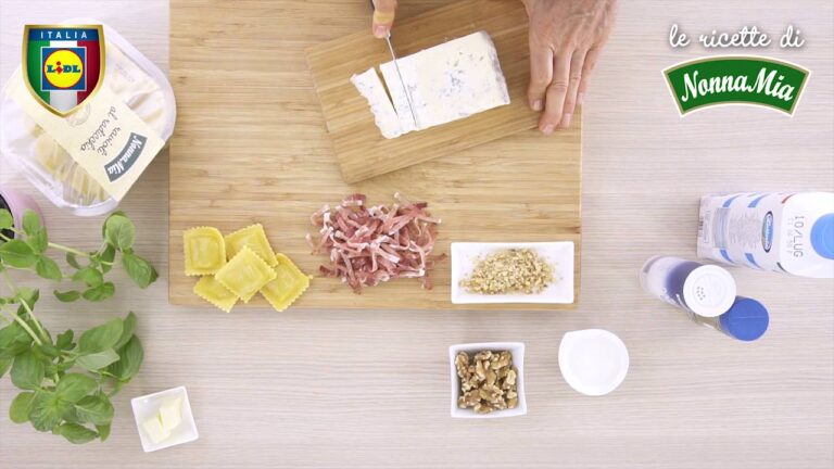 Ricetta Gustosa: Ravioli con Speck e Radicchio da Lidl