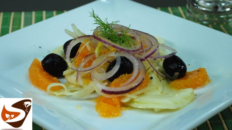 Insalata di finocchi e arance con olive: un mix delizioso