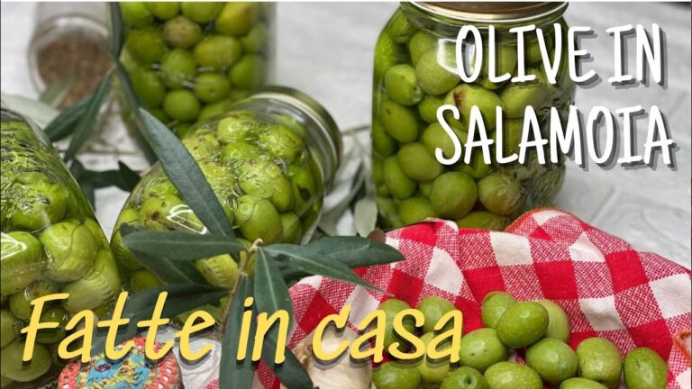 Olive in Salamoia alla Calabrese: Gusto Tradizionale e Semplicit&agrave;