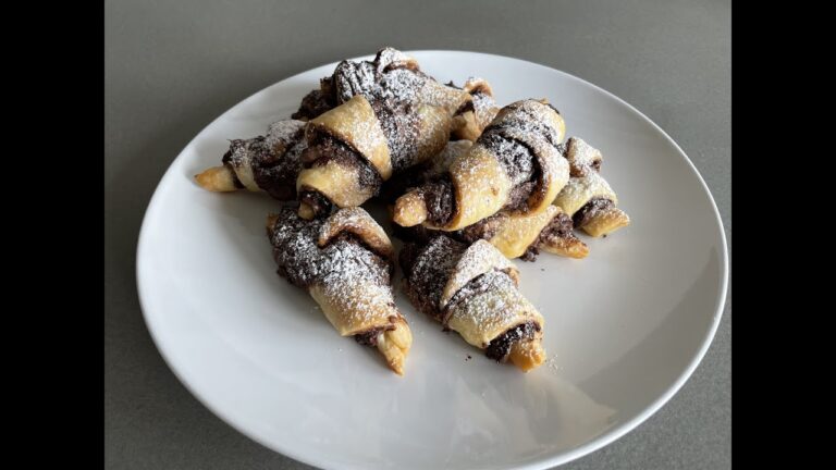 Deliziosa Pasta Sfoglia con Nutella Rotonda