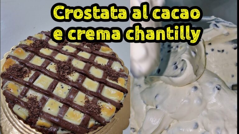 Crostata con Crema Chantilly Cotta: Delizia da Gustare