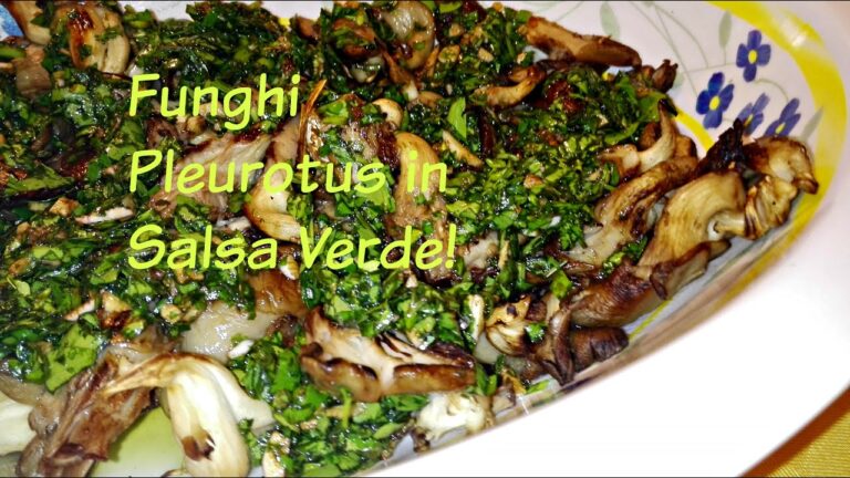 Valori Nutrizionali dei Funghi Pleurotus