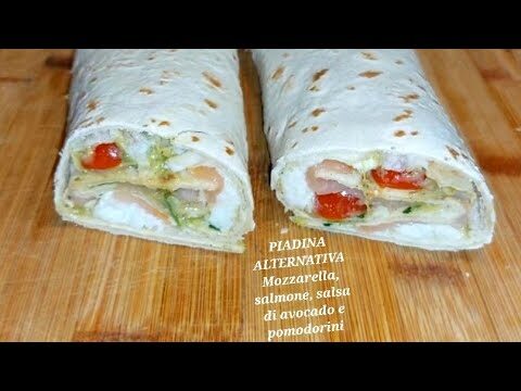 Piadina Gourmet: Salmone Affumicato e Pomodorini