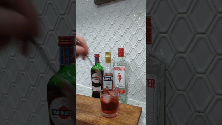 Calorie di un Negroni: Guida alla Consapevolezza Alimentare