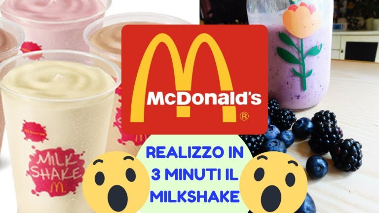 Ingredienti del Milkshake McDonald’s: Un’analisi Completa