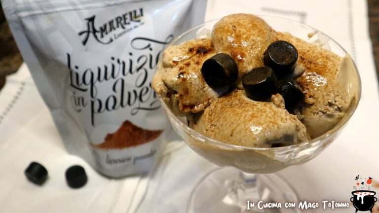 Sorbetto alla Liquirizia: Freschezza e Gusto Unici