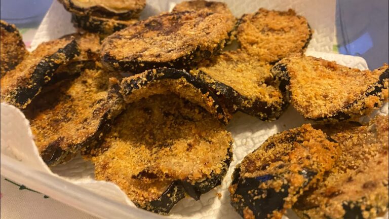 Melanzane Impanate Croccanti in Friggitrice ad Aria